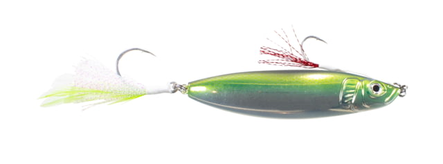 Lunkerhunt Crasher Jig Chrome Chartreuse 5in & 4 oz