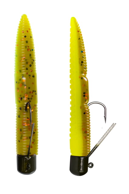 Lunkerhunt Lunkerhunt Finesse Worm 1 3in Toxic Pumpkin