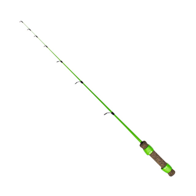 Lunkerhunt First Ice Rod Fluorescent Green 27in