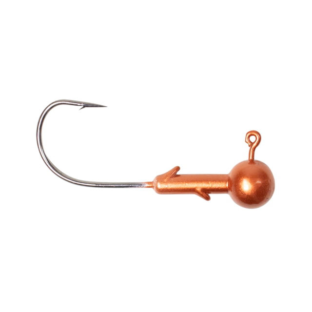 Lunkerhunt Lunkerhunt Gamefish Ball Head Jig Metallic Orange 3/16 oz