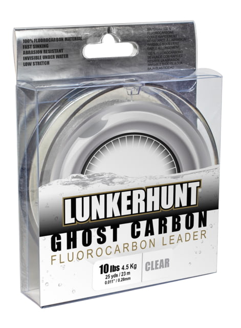 Lunkerhunt Ghost Carbon Line Clear 25 yds & 10 lbs