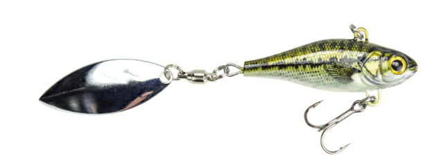 Lunkerhunt Natural Series Hatch Spin Bait Treble Fishing Hook w/ Willow Leaf Spin Tail 1 oz 1 Piece Bass