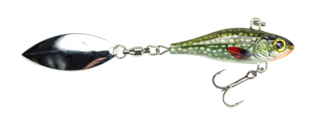 Lunkerhunt Natural Series Hatch Spin Bait Treble Fishing Hook w/ Willow Leaf Spin Tail 1 oz 1 Piece Jack