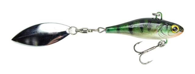 Lunkerhunt Natural Series Hatch Spin Bait Treble Fishing Hook w/ Willow Leaf Spin Tail 1 oz 1 Piece Perch