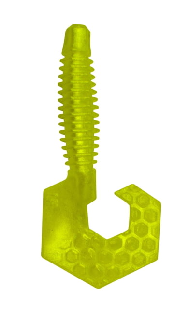 Lunkerhunt Hexa Grub 8 3in Chartreuse Glow