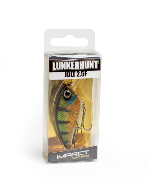 Lunkerhunt Impact Jolt 2.5F Bait Green Back 2.25in & 1/3 oz