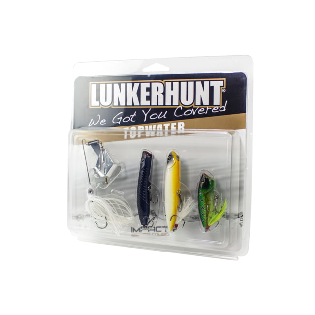 Lunkerhunt Impact Series Top Water Combo Assortment