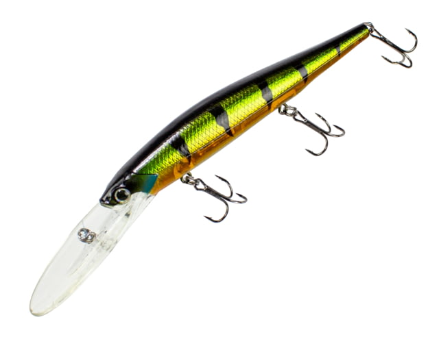 Lunkerhunt Impact Slash 12S Deep Diving Jerkbait Green Back 4.3in & 5/8 oz