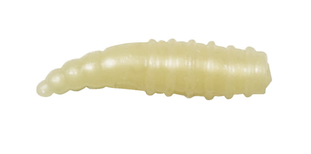 Lunkerhunt Larvae Bait Jar Soft Bait 1 1.5in Glow