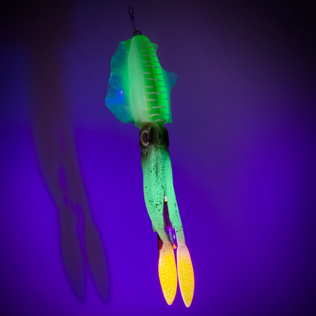 Lunkerhunt Mantle Pre-Rigged Squid Bait Deep Sea 5.25in & 1.5 oz