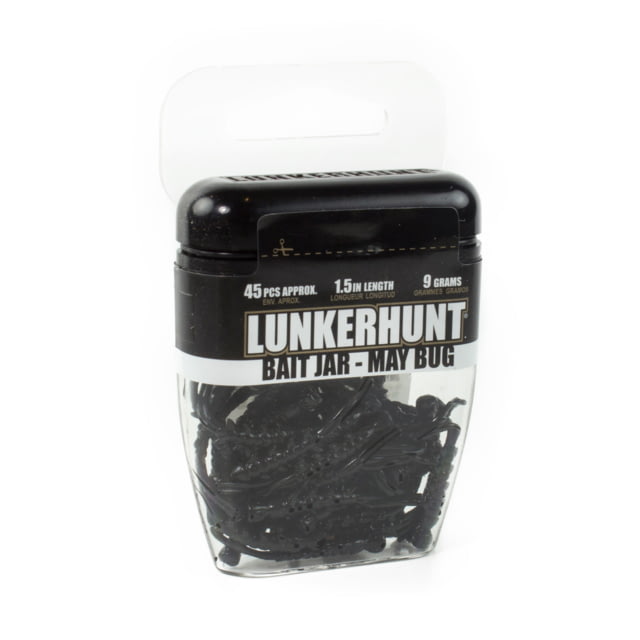 Lunkerhunt May Bug Bait Jar Black 1.5in & 1/3 oz