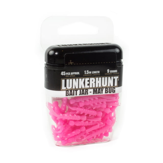 Lunkerhunt May Bug Bait Jar Bubble Gum 1.5in & 1/3 oz