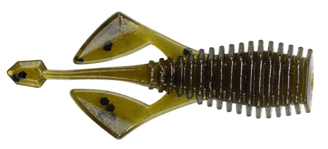 Lunkerhunt Micro Relic Bait Soft Bait 10 1.5in Green Pumpkin