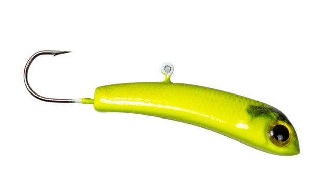 Lunkerhunt Nose Down Straight Up Bait Glow Chartreuse 3/8 oz