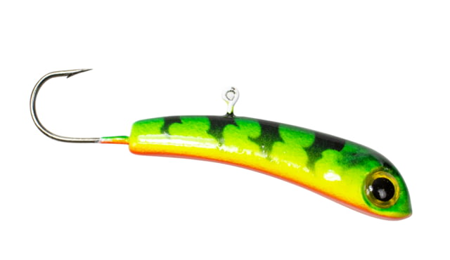 Lunkerhunt Nose Down Straight Up Bait Glow Fire Tiger 3/8 oz
