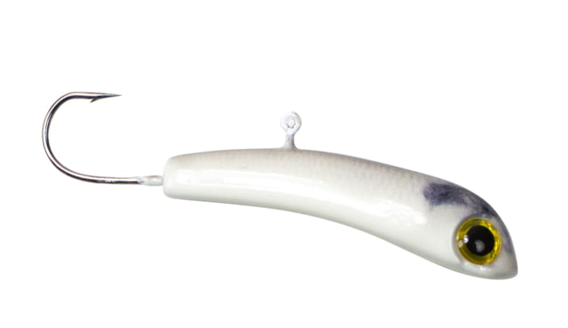 Lunkerhunt Nose Down Straight Up Bait Glow White 3/8 oz