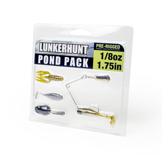 Lunkerhunt Lunkerhunt Pond Pack Clear Water 1.75in & 1/8 oz
