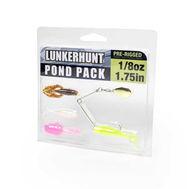 Lunkerhunt Lunkerhunt Pond Pack Stained Water 1.75in & 1/8 oz