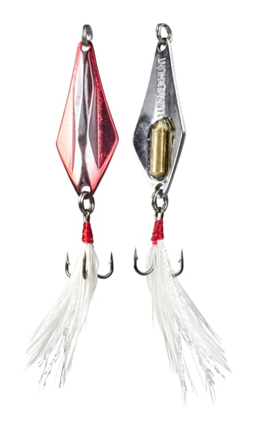 Lunkerhunt Lunkerhunt Rattle Spud Bait Silver Orange 1/8 oz