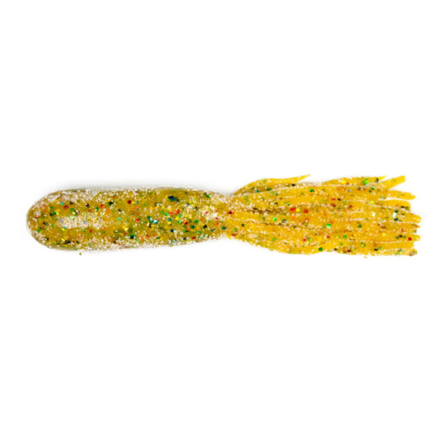 Lunkerhunt Spicy Tube 1 4.25in Mustard Sparkle