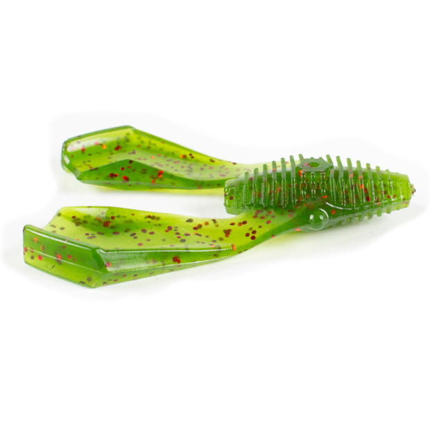 Lunkerhunt Lunkerhunt Tandem Trailer Soft Bait 1 3in Watermelon Red Fleck