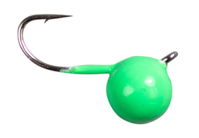 Lunkerhunt Tungsten Bait Down Jig Fluorescent Green Glow 1/16 oz