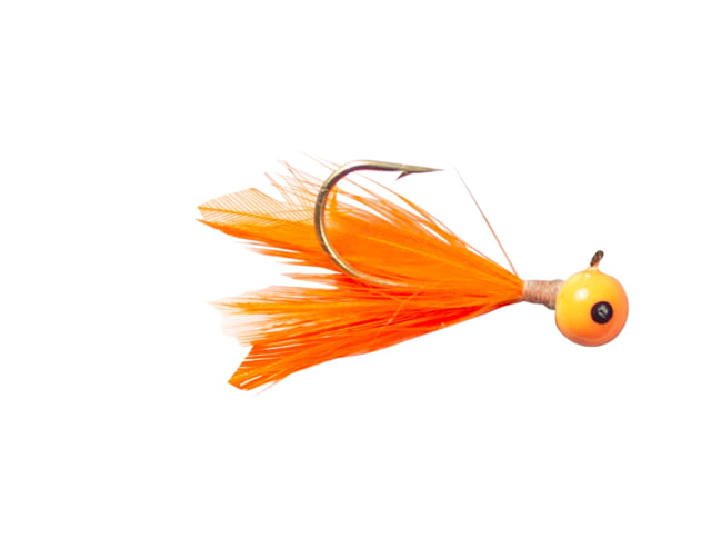 Lunkerhunt Tungsten Full Effect Jig Fluorescent Orange Glow 1/32 oz