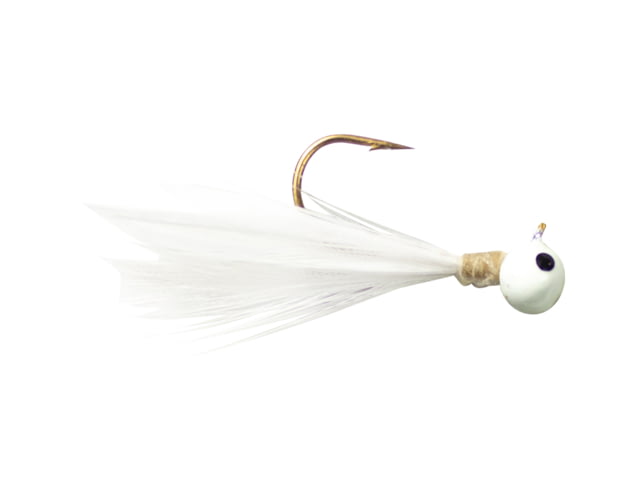 Lunkerhunt Tungsten Full Effect Jig White Glow 1/32 oz