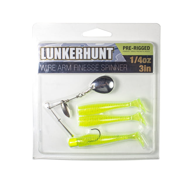 Lunkerhunt Wirearm Finesse Kit - Spinner Bait Nitro Glow 3in & 1/4 oz