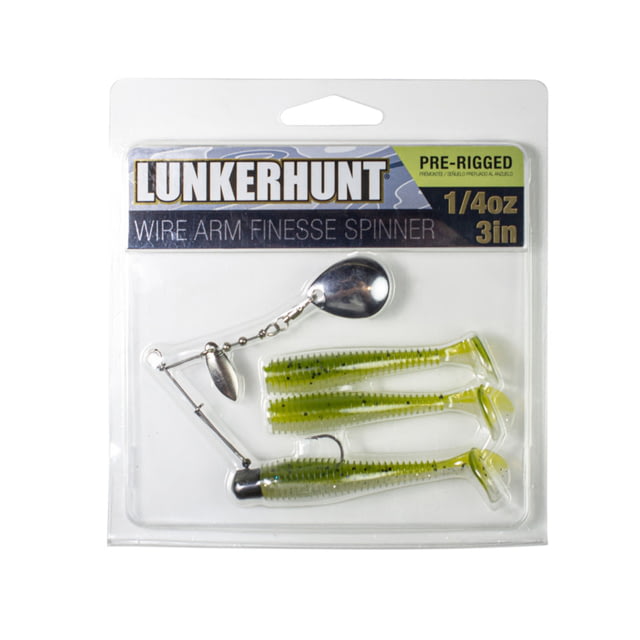 Lunkerhunt Wirearm Finesse Kit - Spinner Bait Sexy Melon 3in & 1/4 oz