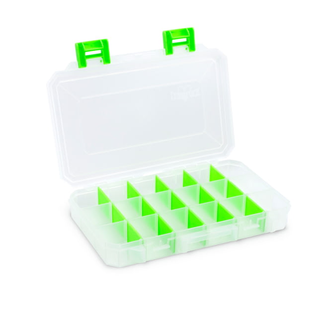 Lure Lock Utility Box w/out Tak Liner Medium 3 Cavity Clear/Green