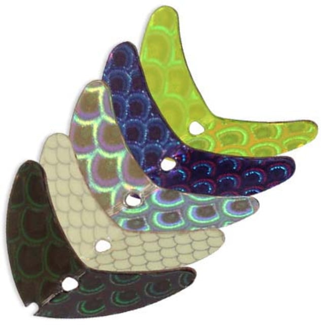 Mack's Lure Smile Blade Assorted Scale 1 1/2in 5 Pack