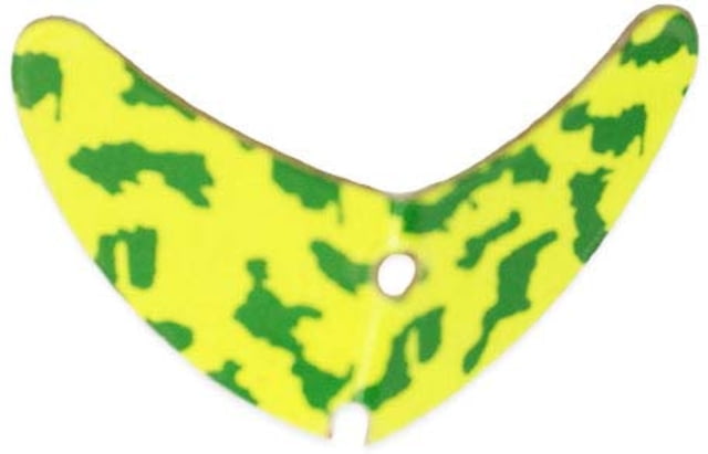Mack's Lure Smile Blade Chartreuse Tiger/Green 1.1in 5 Pack