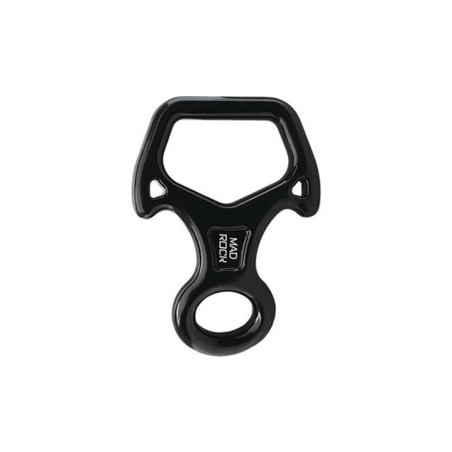 Mad Rock Rescue 8 Belay Device Black Small