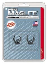 Mag  Mini MagLite AA Flashlight Mounting Brackets 2/Pkg.