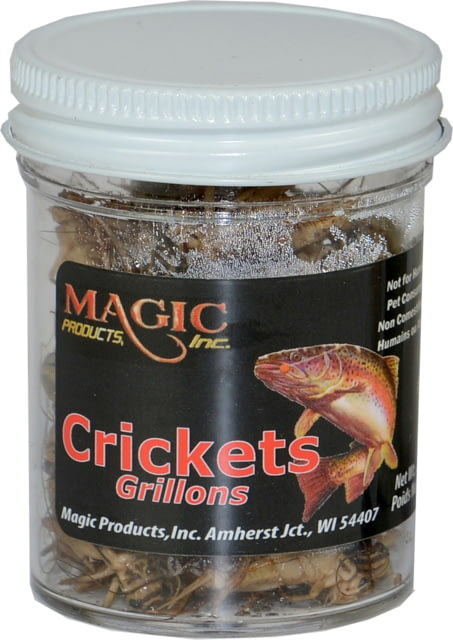 Magic Select Crickets Prepared Baits 1/2 oz