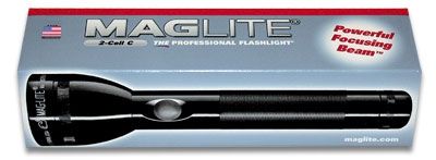 Maglite ML 100 3-Cell C LED Flashlight Display Box Black S3DX5