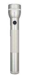 MagLite 3-cell D Heavy Duty Aluminum Water Resistant Flashlight Silver