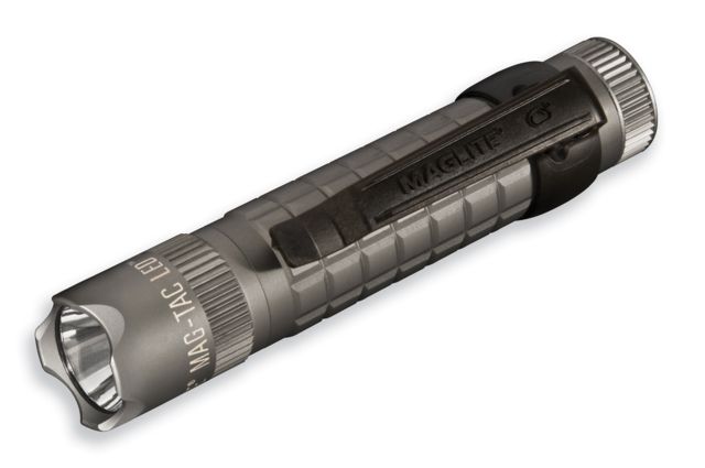 MagLite Mag-Tac LED Flashlight Crowned Bezel Urban Grey