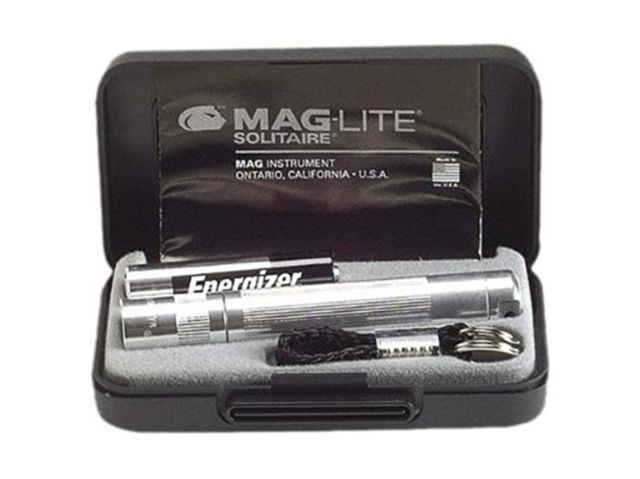 MagLite Solitaire AAA 1-Cell Incandescent Flashlight Red Pres. Box