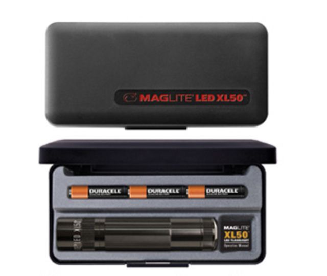 Mag Instrument XL 50 LED Flashlight w/Strobe Display Box Black