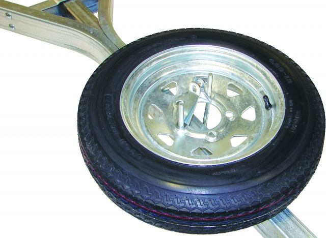 Malone Auto Racks MicroSport 12in Galvanized Spare Tire w/ Locking Attachment