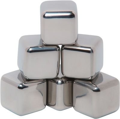 Mammoth Coolers Mammoth Ice Bergs Stainless Steel Ice Cubes 6-pack