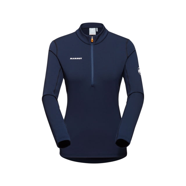 Mammut Aenergy ML Half Zip Pull Top - Women's Marine-Black XS