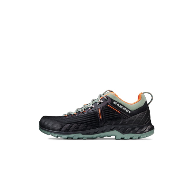 Mammut Alnasca Knit III Low Approach Shoes - Men's Black-Jade US 13