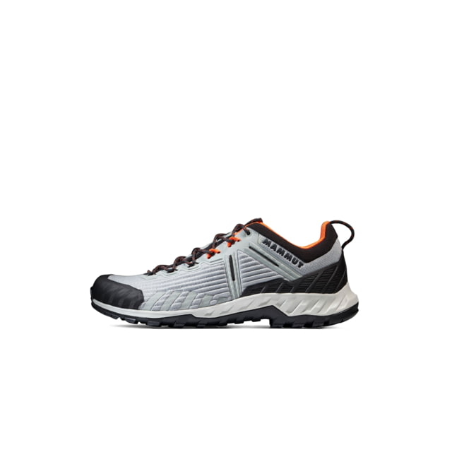 Mammut Alnasca Knit III Low Approach Shoes - Men's Ice Gray-Black US 8.5