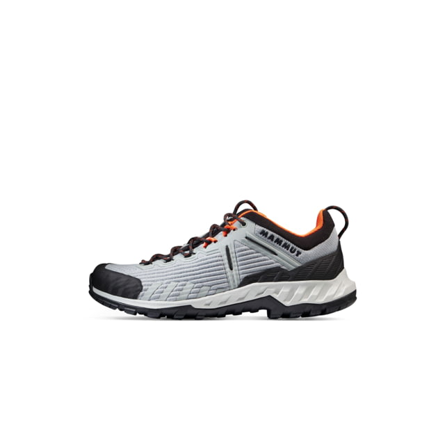 Mammut Alnasca Knit III Low Approach Shoes - Women's Ice Gray-Black US 5