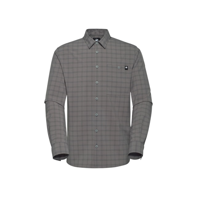 Mammut Lenni Longsleeve Shirt - Men's Steel-Black L