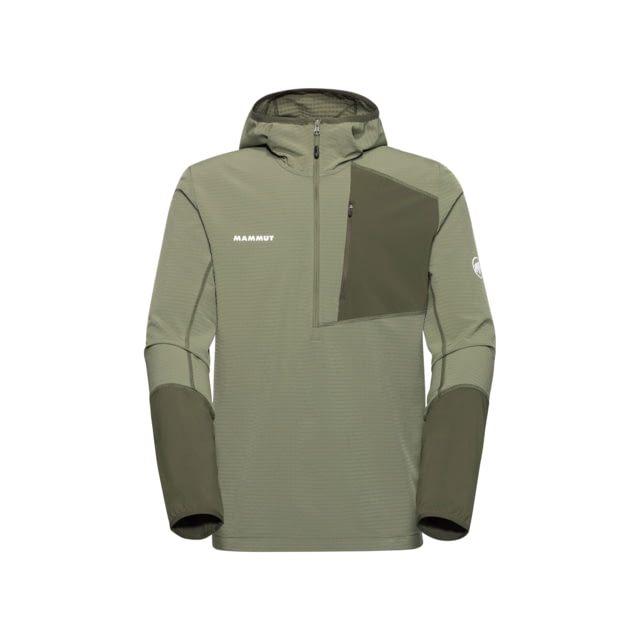 Mammut Madris Light ML Half Zip Hoody - Men's Marsh-Dark Marsh XL