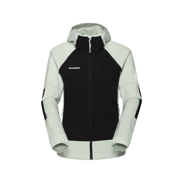 Mammut Massone ML Hooded Jacket - Women's Silver Sage-Black M